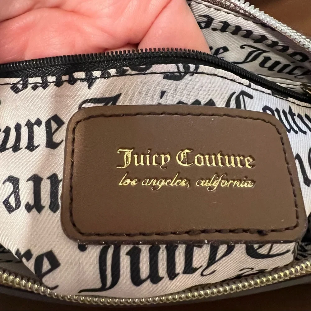 Juicy Couture‎ Brown Chestnut Chino and Tan Modern Chic Satchel Handbag